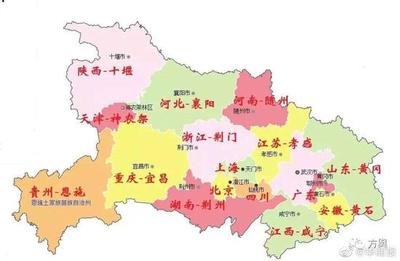 河南周邊省份地圖高清版