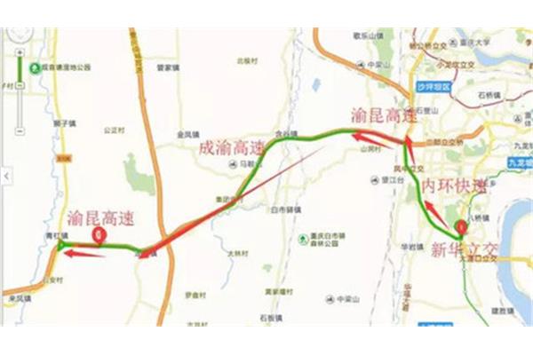 夏溶高速途經(jīng)那些地方 北京-重慶 高速的詳細(xì)路線